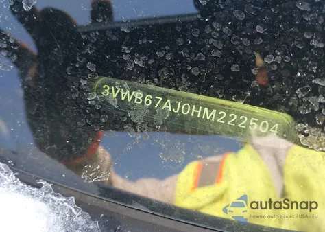 2017 Volkswagen Jetta 1.4T Se from USA, damaged, VIN 3VWB67AJ0HM222504